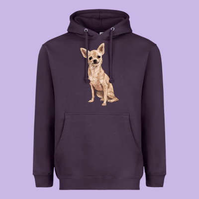 Chihuahua Heavyweight Hoodie Designed By Ranaportraitstore