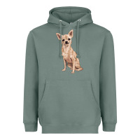 Sage chihuahua Heavyweight Hoodie - RanaPortraitStore