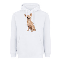 White chihuahua Heavyweight Hoodie - RanaPortraitStore