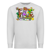 Dove Grey fat tuesday Premium Sweatshirt - FaDigitalArtStudio