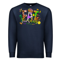 Navy fat tuesday Premium Sweatshirt - FaDigitalArtStudio