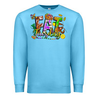 Ocean Blue fat tuesday Premium Sweatshirt - FaDigitalArtStudio