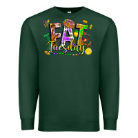 Sports Green fat tuesday Premium Sweatshirt - FaDigitalArtStudio