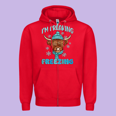 Zipper Hoodie i'm freaking freezing