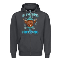 Smoke i'm freaking freezing Zipper Hoodie - MaliasSmallBusiness