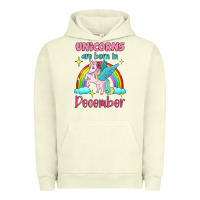 Pigment Pistachio unicorns are born in december Urban Hoodie - Jasminsmagicworld
