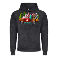 Vintage Black lpn nurse truck with cactus and sunflowers Vintage Hoodie - AdoDesignShop