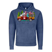 Vintage Denim lpn nurse truck with cactus and sunflowers Vintage Hoodie - AdoDesignShop