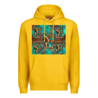 Lemon indian headdress Premium Hoodie - Artiststas