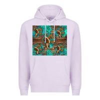 Lilac indian headdress Premium Hoodie - Artiststas