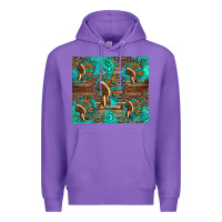 Purple indian headdress Premium Hoodie - Artiststas