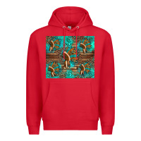 Red indian headdress Premium Hoodie - Artiststas