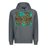 Rock indian headdress Premium Hoodie - Artiststas