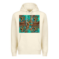 Sandshell indian headdress Premium Hoodie - Artiststas