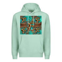 Seafoam indian headdress Premium Hoodie - Artiststas