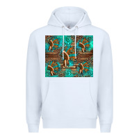White indian headdress Premium Hoodie - Artiststas