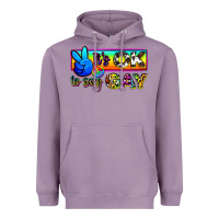 Lavender it's ok to say gay Heavyweight Hoodie - Zillion Design Studio