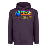 Plum it's ok to say gay Heavyweight Hoodie - Zillion Design Studio