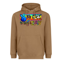 Toasted Coconut it's ok to say gay Heavyweight Hoodie - Zillion Design Studio