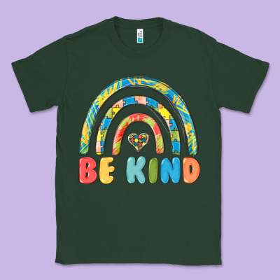 Classic Tee be kind autism