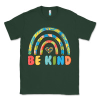 Sports Green be kind autism Classic Tee - MaliasSmallBusiness