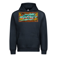 Navy western howdy cowgirl leopard serape   license plate template Urban Hoodie - BarkalooDesign