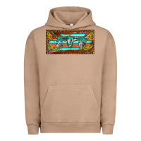 Pigment Burro western howdy cowgirl leopard serape   license plate template Urban Hoodie - BarkalooDesign