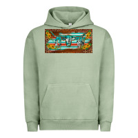 Pigment Oil Green western howdy cowgirl leopard serape   license plate template Urban Hoodie - BarkalooDesign