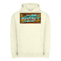 Pigment Pistachio western howdy cowgirl leopard serape   license plate template Urban Hoodie - BarkalooDesign