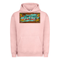 Pigment Salmon western howdy cowgirl leopard serape   license plate template Urban Hoodie - BarkalooDesign