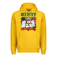 Lemon merry christmas snowman Premium Hoodie - AdoDesignShop