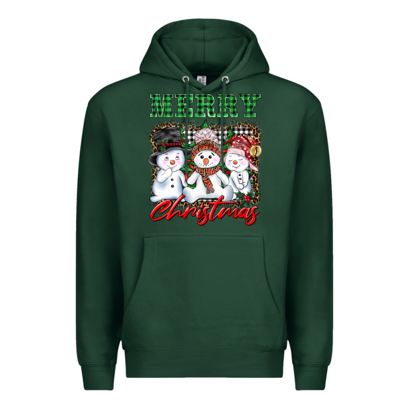 Merry Christmas Snowman Premium Hoodie by AdoDesignShop | Teevron