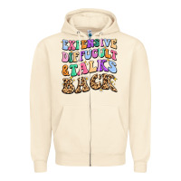 Sandshell expensive diffucult and talks back Zipper Hoodie - MaliasSmallBusiness