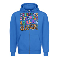 True Royal expensive diffucult and talks back Zipper Hoodie - MaliasSmallBusiness