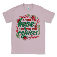 Lilac a thrill of hope the weary world rejoices Classic Tee - MaliasSmallBusiness