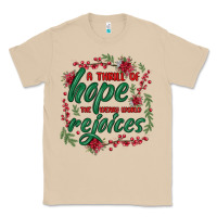 Mushroom a thrill of hope the weary world rejoices Classic Tee - MaliasSmallBusiness