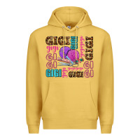 Antique Gold gigi gigi with knitting Premium Hoodie - AdoDesignShop