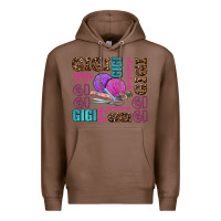 Chestnut gigi gigi with knitting Premium Hoodie - AdoDesignShop