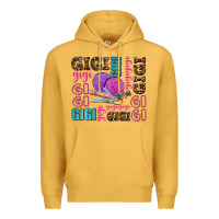 Mustard gigi gigi with knitting Premium Hoodie - AdoDesignShop