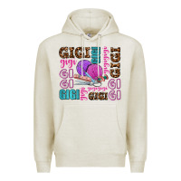 Oatmeal Heather gigi gigi with knitting Premium Hoodie - AdoDesignShop