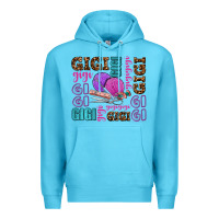 Ocean Blue gigi gigi with knitting Premium Hoodie - AdoDesignShop