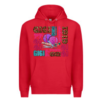 Red gigi gigi with knitting Premium Hoodie - AdoDesignShop