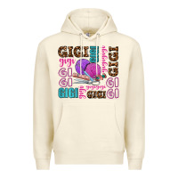 Sandshell gigi gigi with knitting Premium Hoodie - AdoDesignShop
