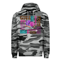 Slate Camo gigi gigi with knitting Premium Hoodie - AdoDesignShop