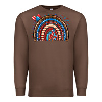 Chestnut American rainbow Premium Sweatshirt - Neo Western