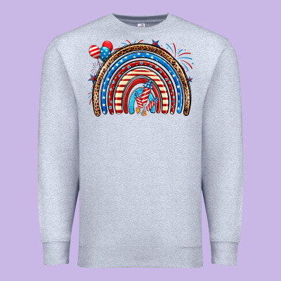 American Rainbow Premium Sweatshirt Designed By Neo Western