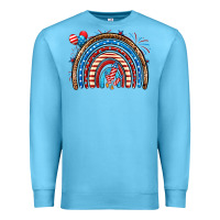 Ocean Blue American rainbow Premium Sweatshirt - Neo Western