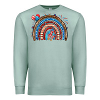 Seafoam American rainbow Premium Sweatshirt - Neo Western