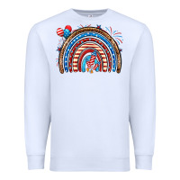 White American rainbow Premium Sweatshirt - Neo Western