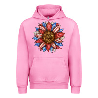 American Flag Sunflower Urban Hoodie | Teevron